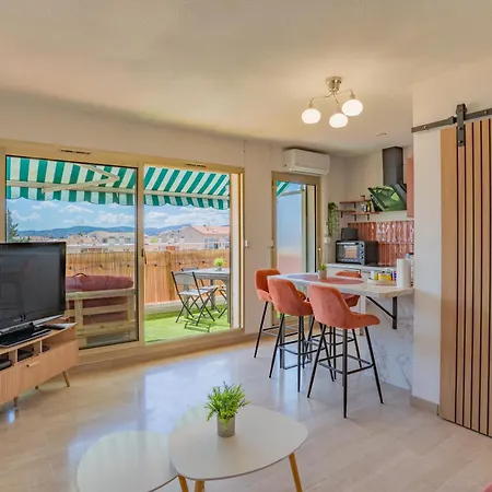 Appartement Cosy Waves T1 Bis Centre Saint-raphaël Plages, Gare à Pied, Terrasse&parking